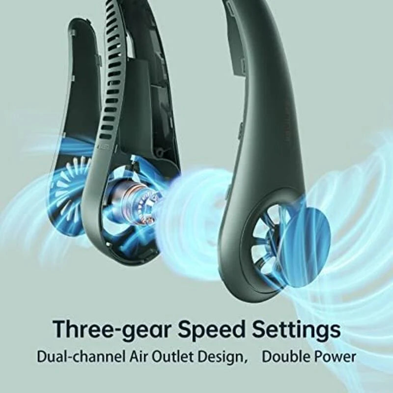 Neck Hanging Fan Portable Rechargeable Fan